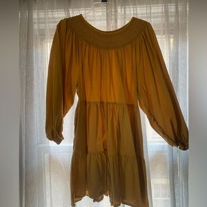 Old Navy Embroidered Tiered Dress Size Large